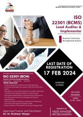 Offering ISO 22301 (BCM) With PECB Canada Certification.
