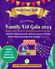Book your stall in Uocming Eid Gala 2024