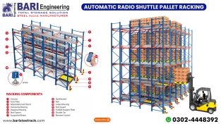 Warehouse Radio Shuttle Racking System | Pallet racking