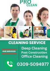 Home cleaning service in Islamabad & Rawalpindi