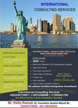 Apply for Canada and U.S.A working visa
