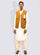 Brown 4 Pocket men’s Vest Price In Pakistan