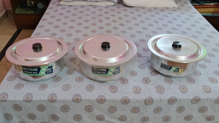 Original Aluminium Cooking Pot ( Vessel )