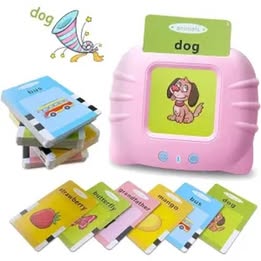 Montessori Talking Flash Cards for Toddlers, Early Learning
