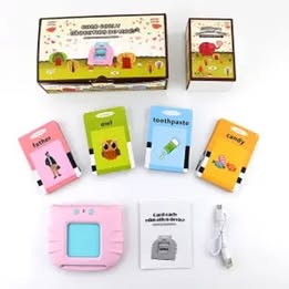 Montessori Talking Flash Cards for Toddlers, Early Learning