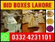 Bid boxes Lahore Pakistan