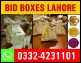 Bid boxes Lahore Pakistan